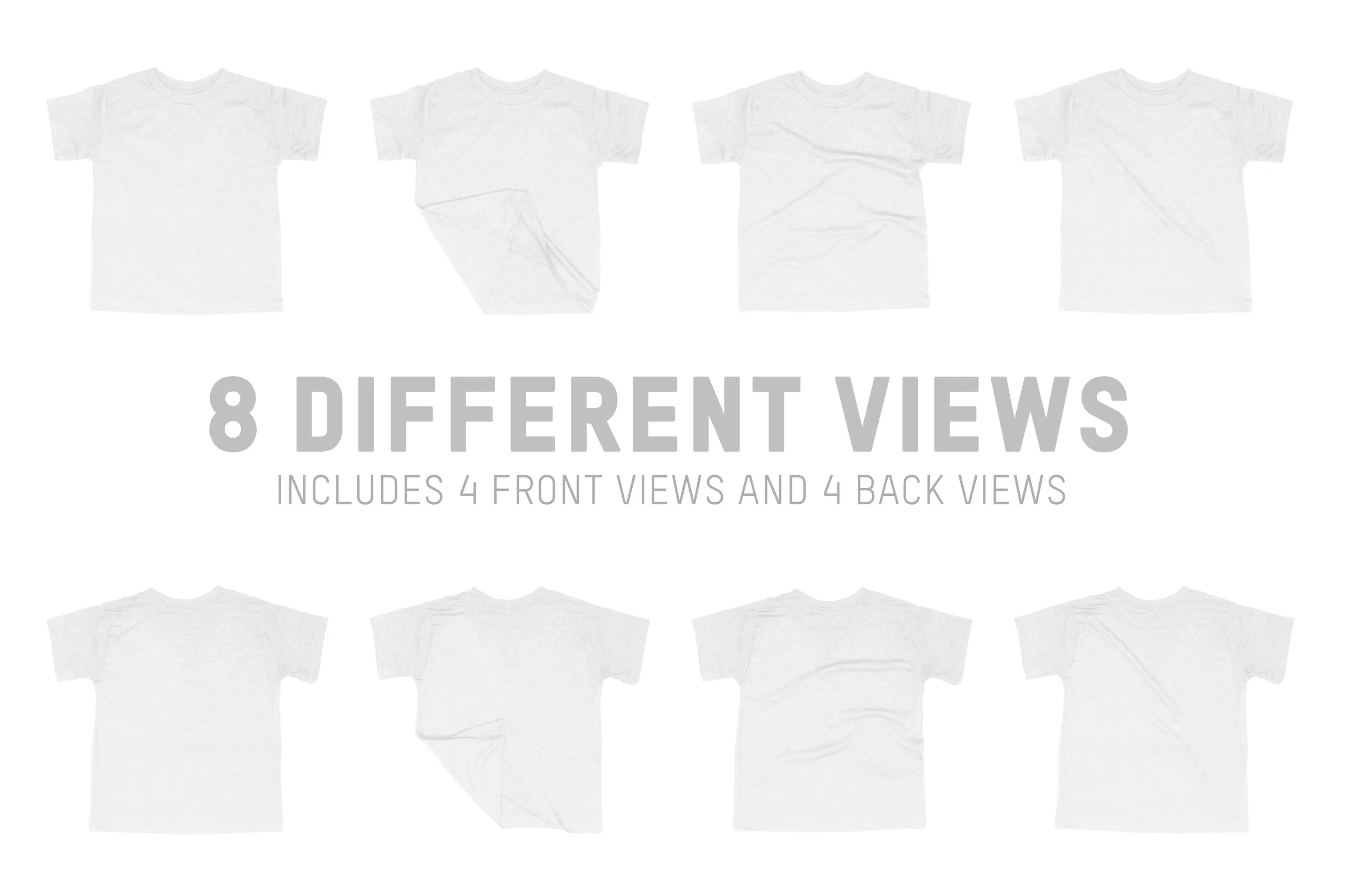Bella   Canvas 3413T Toddler Triblend T-Shirt Mockups