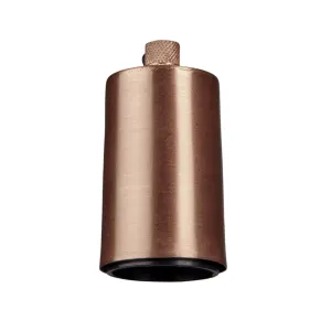 Sleek Edison ES E27 Bulb Holder - Copper