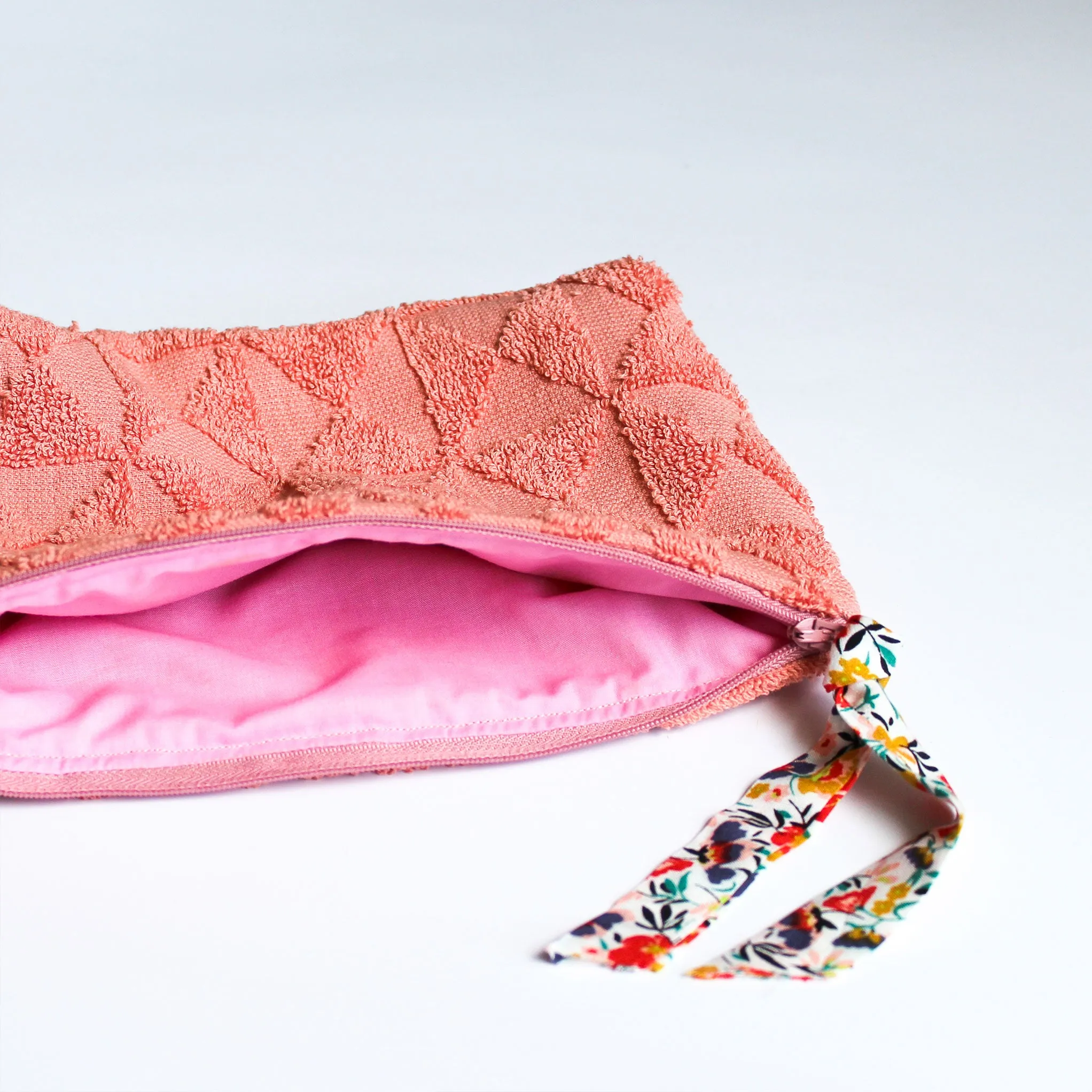 Towelling Clutch / Cosmetic Bag
